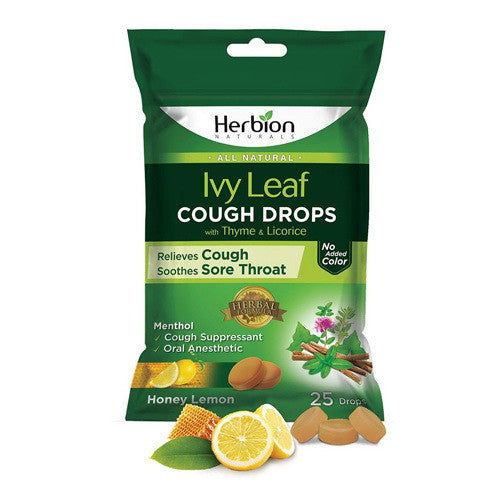 Herbion Ivy Leaf Cough Drops Menthol 25 Drops